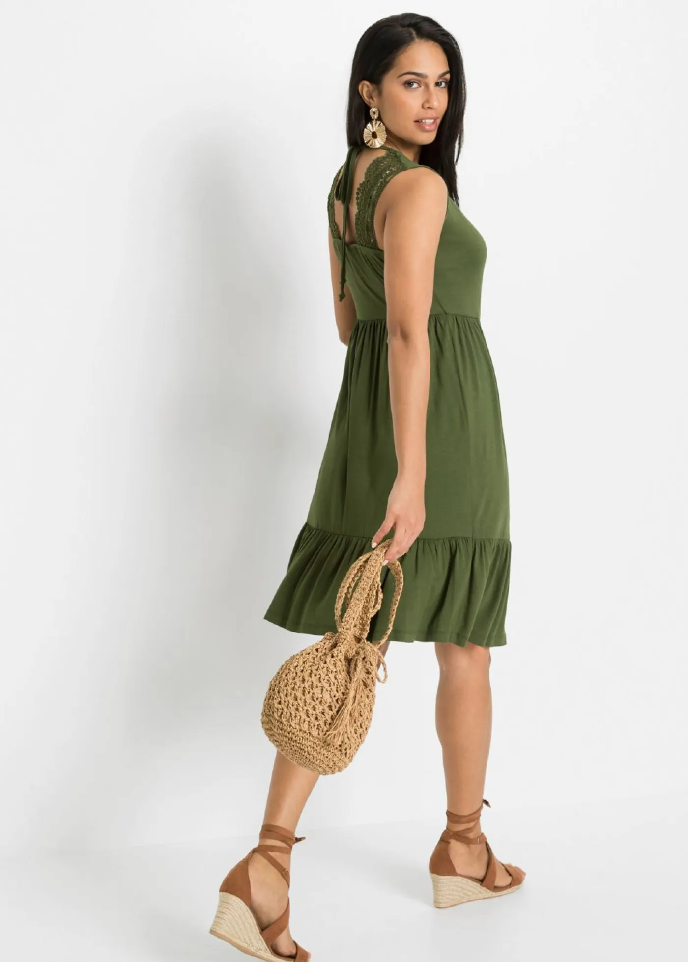 Best Vestido de punto de mezcla de viscosa Mujer Vestidos
