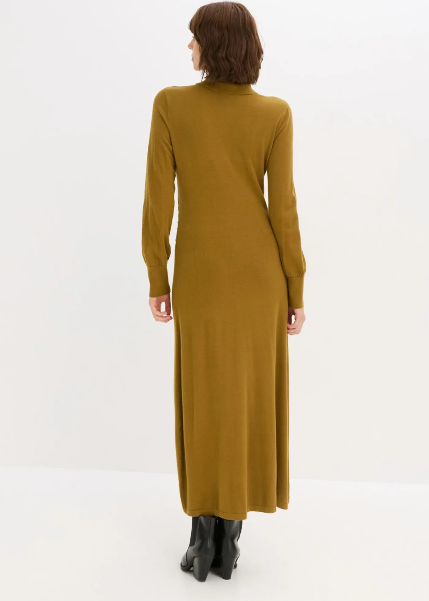 Best Vestido de punto de mezcla de viscosa suave Mujer Vestidos|Ropa De Punto