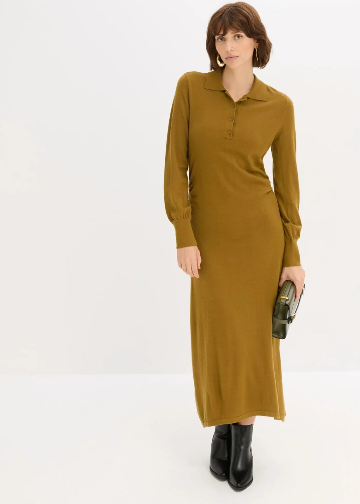 Best Vestido de punto de mezcla de viscosa suave Mujer Vestidos|Ropa De Punto