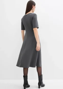 Discount Vestido de punto de mezcla de viscosa fluida Mujer Esenciales|Vestidos