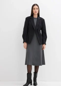 Discount Vestido de punto de mezcla de viscosa fluida Mujer Esenciales|Vestidos