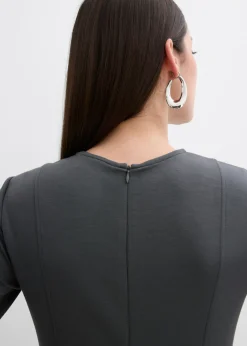 Discount Vestido de punto de mezcla de viscosa fluida Mujer Esenciales|Vestidos