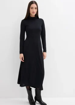 New Vestido de punto de mezcla de modal suave Mujer Esenciales|Vestidos