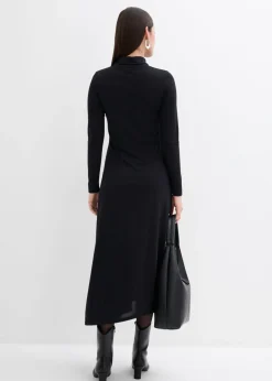 New Vestido de punto de mezcla de modal suave Mujer Esenciales|Vestidos