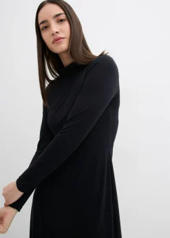 New Vestido de punto de mezcla de modal suave Mujer Esenciales|Vestidos
