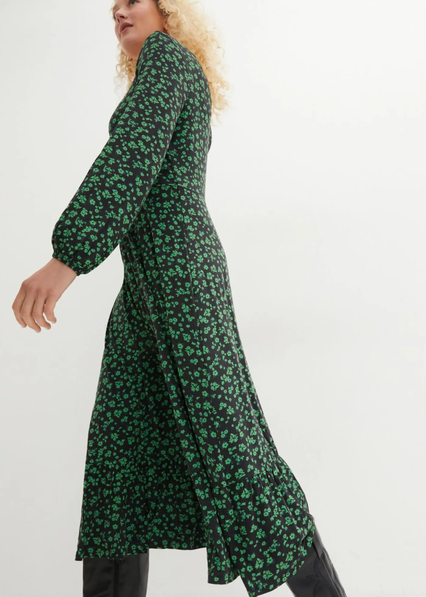 Vestido de punto de mezcla de viscosa fluida Mujer Vestidos