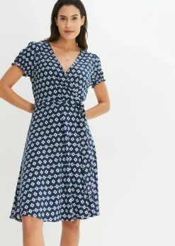 Outlet Vestido de punto de mezcla de viscosa Mujer Vestidos|Novedades