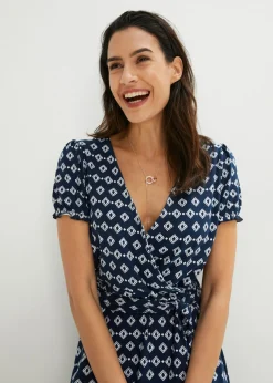 Outlet Vestido de punto de mezcla de viscosa Mujer Vestidos|Novedades