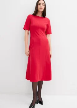 Sale Vestido de punto de mezcla de viscosa fluida Mujer Esenciales|Vestidos