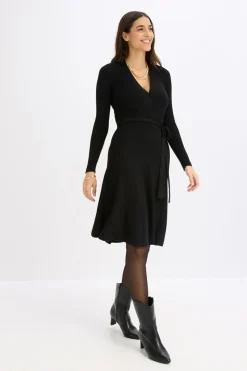 Sale Vestido de punto de mezcla de viscosa Mujer Vestidos|Ropa De Punto