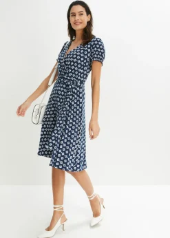 New Vestido de punto de mezcla de viscosa Mujer Vestidos|Novedades