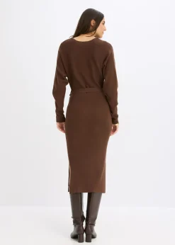 Vestido de punto de mezcla de viscosa fluida Mujer Vestidos|Ropa De Punto