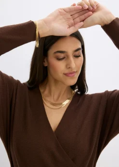 Vestido de punto de mezcla de viscosa fluida Mujer Vestidos|Ropa De Punto