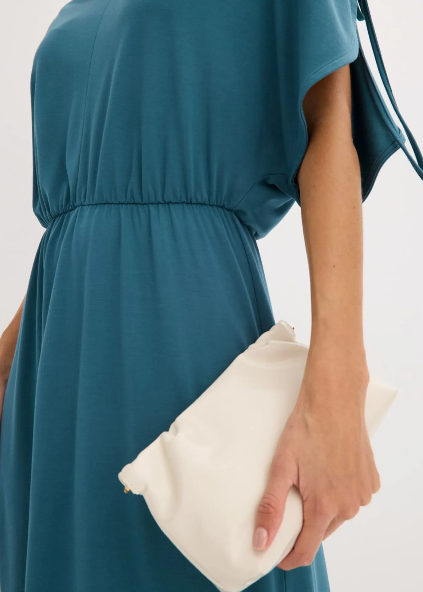 New Vestido de punto de mezcla de modal suave Mujer Vestidos