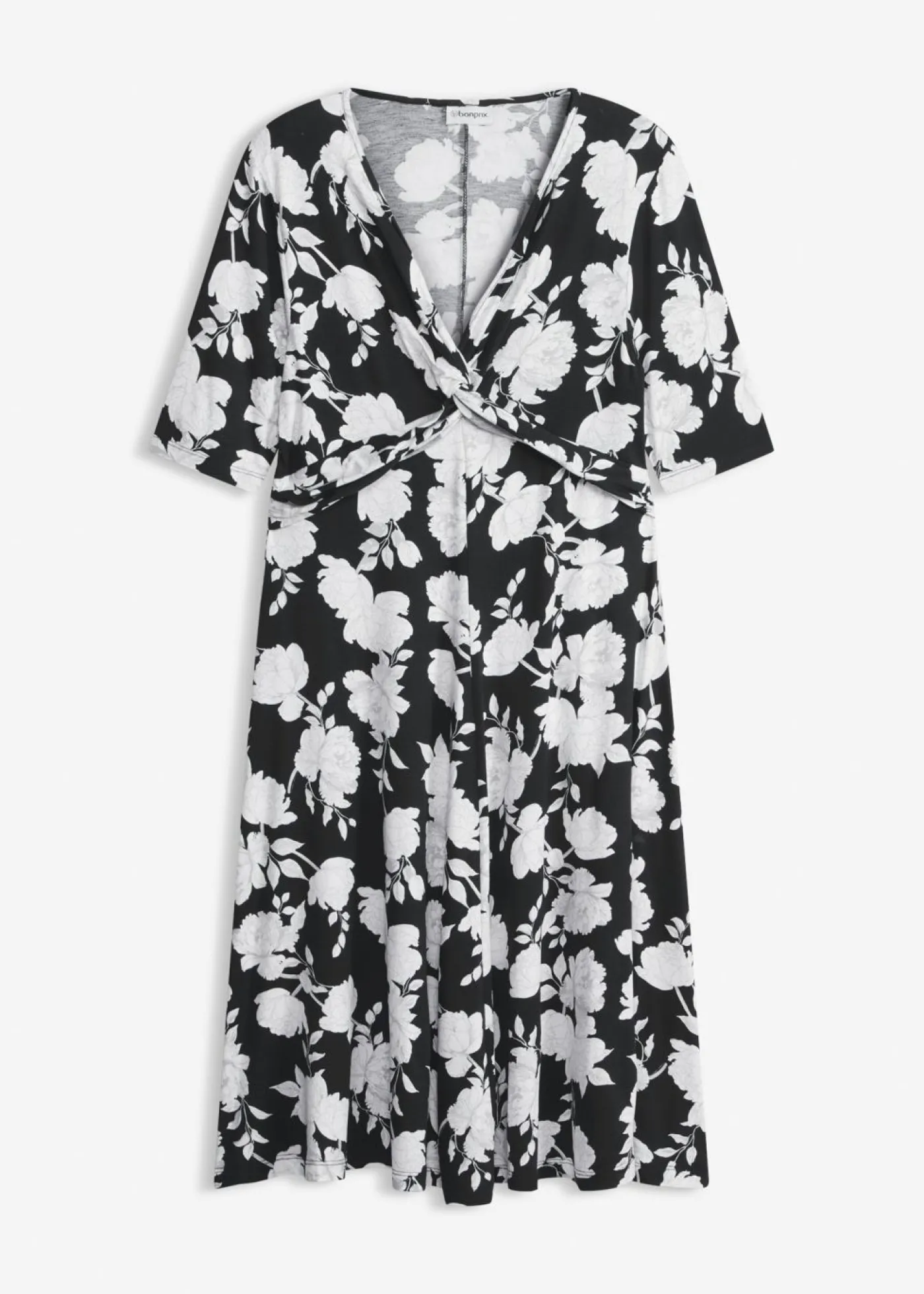Best Vestido de punto de mezcla de viscosa con drapeado Mujer Vestidos