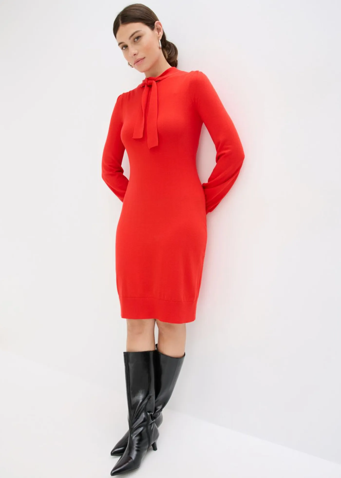 Discount Vestido de punto de mezcla de viscosa fluida Mujer Vestidos|Ropa De Punto