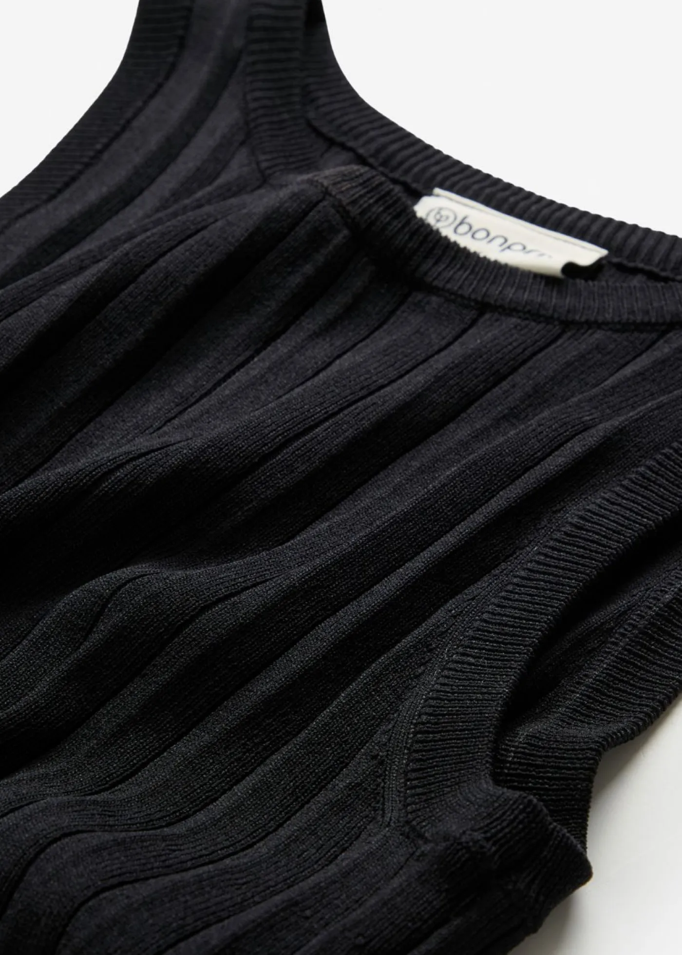 Sale Vestido de punto de mezcla de viscosa con línea en A Mujer Esenciales|Vestidos