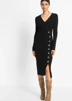 Sale Vestido de punto de mezcla de viscosa Mujer Vestidos|Ropa De Punto