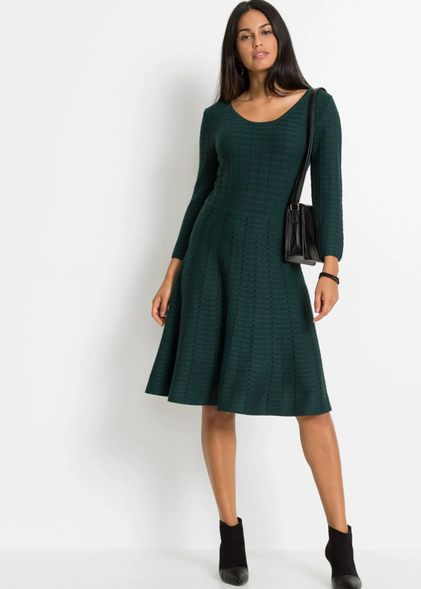 Vestido de punto de mezcla de viscosa suave Mujer Vestidos|Ropa De Punto