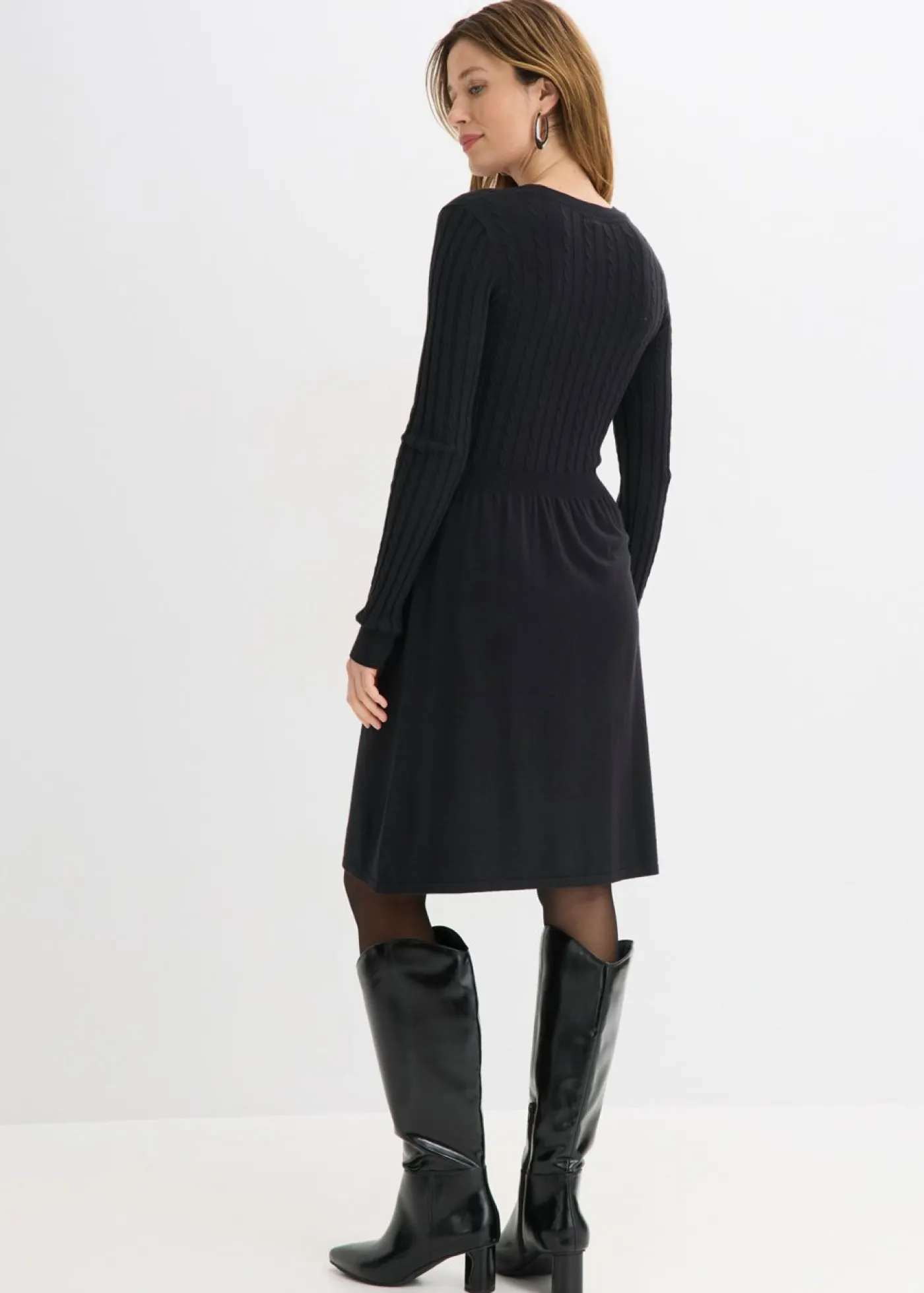 Sale Vestido de punto de mezcla de viscosa Mujer Vestidos|Ropa De Punto