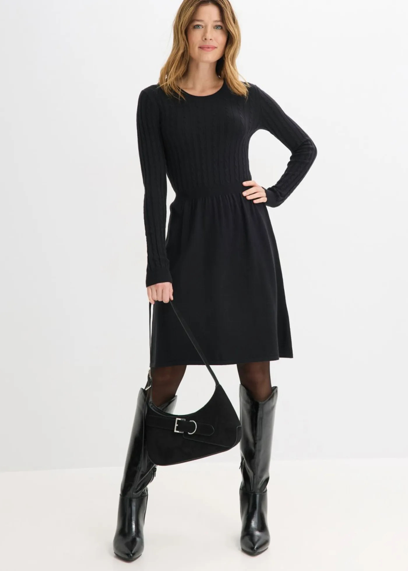 Sale Vestido de punto de mezcla de viscosa Mujer Vestidos|Ropa De Punto