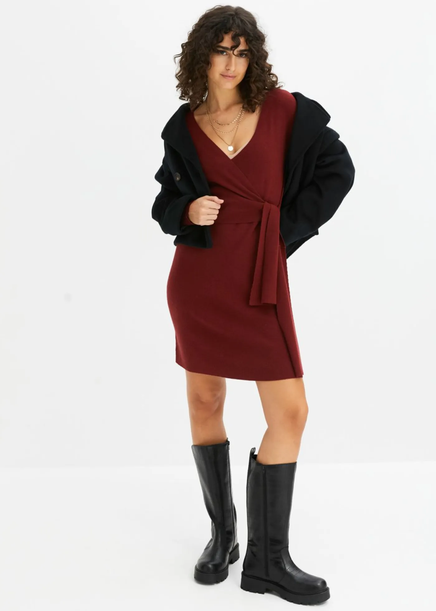 Clearance Vestido de punto de mezcla de viscosa Mujer Vestidos|Ropa De Punto