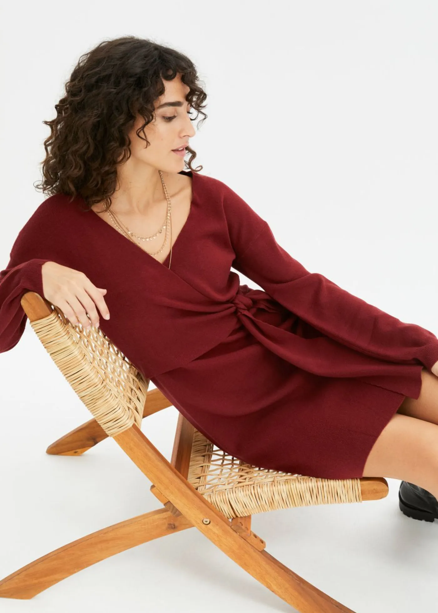 Clearance Vestido de punto de mezcla de viscosa Mujer Vestidos|Ropa De Punto