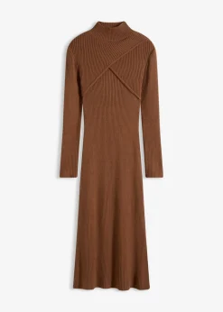 Online Vestido de punto de mezcla de viscosa suave Mujer Vestidos|Ropa De Punto