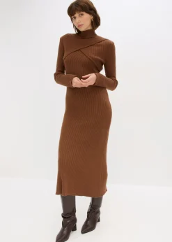 Online Vestido de punto de mezcla de viscosa suave Mujer Vestidos|Ropa De Punto