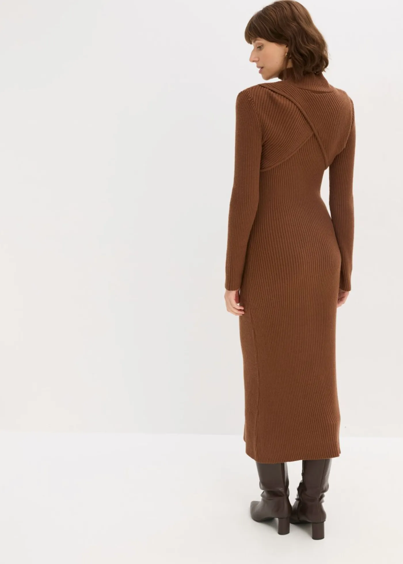 Online Vestido de punto de mezcla de viscosa suave Mujer Vestidos|Ropa De Punto