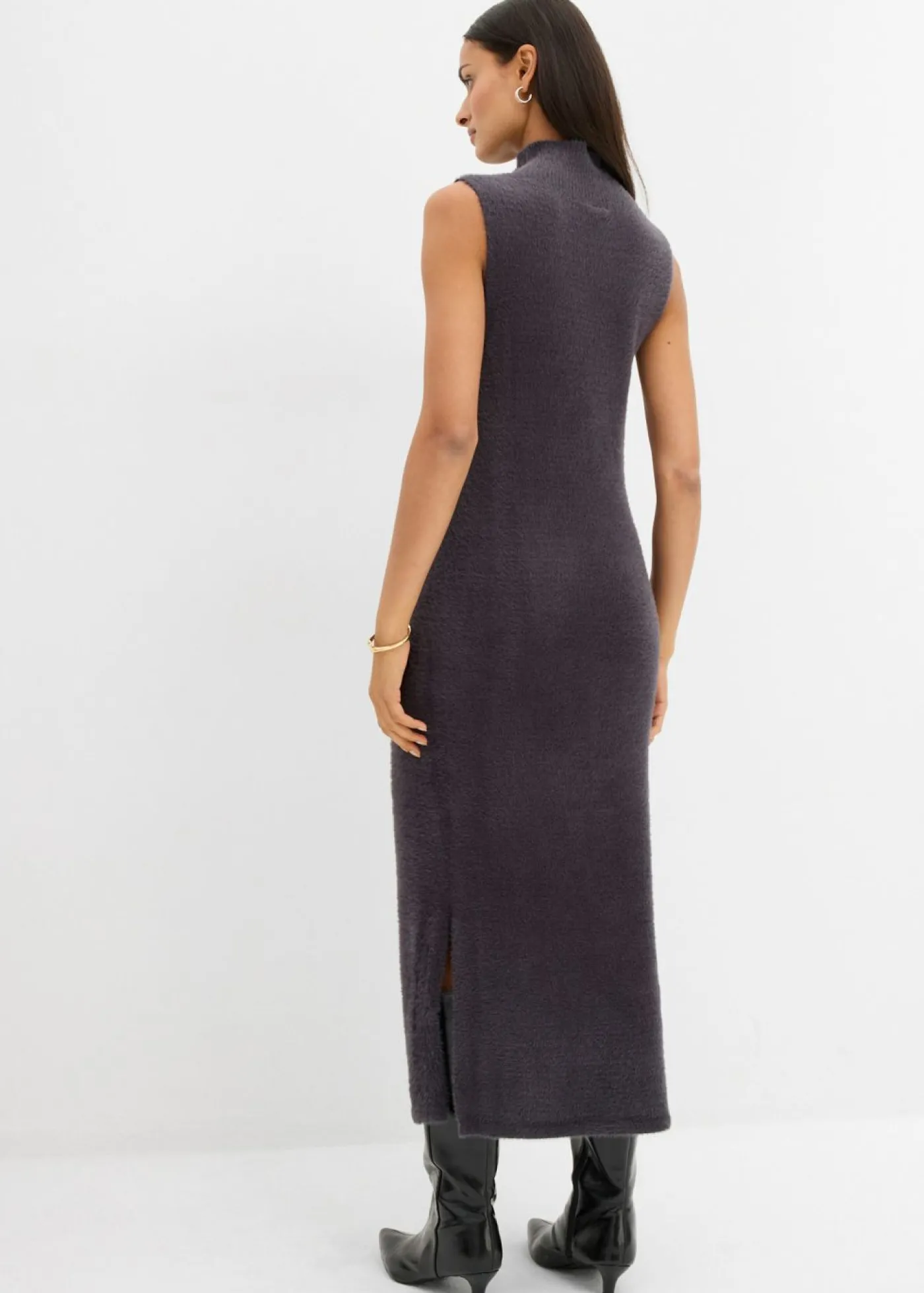 Clearance Vestido de punto de mezcla de viscosa Mujer Esenciales|Vestidos