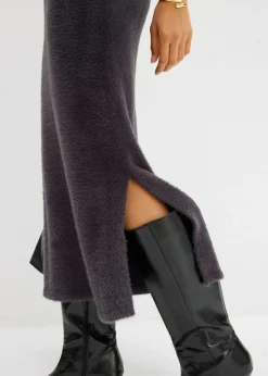 Clearance Vestido de punto de mezcla de viscosa Mujer Esenciales|Vestidos