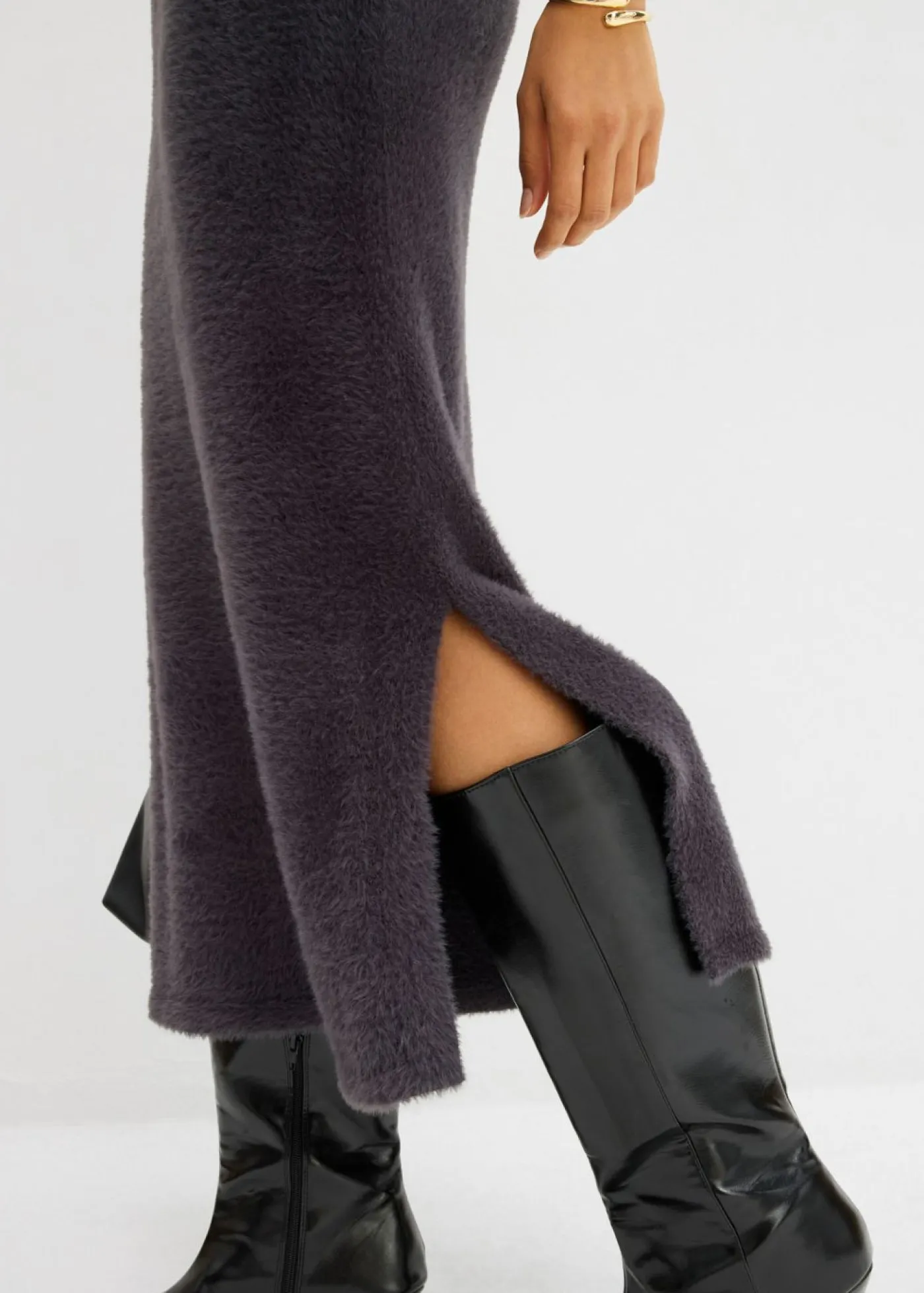 Clearance Vestido de punto de mezcla de viscosa Mujer Esenciales|Vestidos