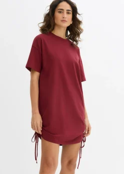 Vestido de punto de mezcla de algodón elástico Mujer Vestidos