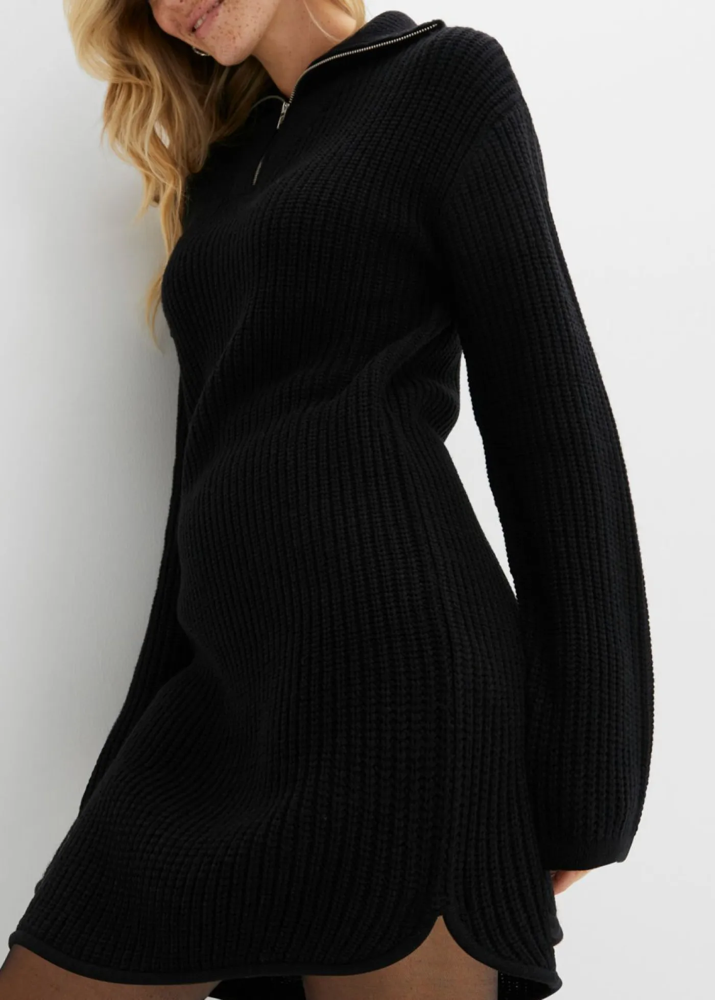 New Vestido de punto de poliéster reciclado Mujer Vestidos|Ropa De Punto