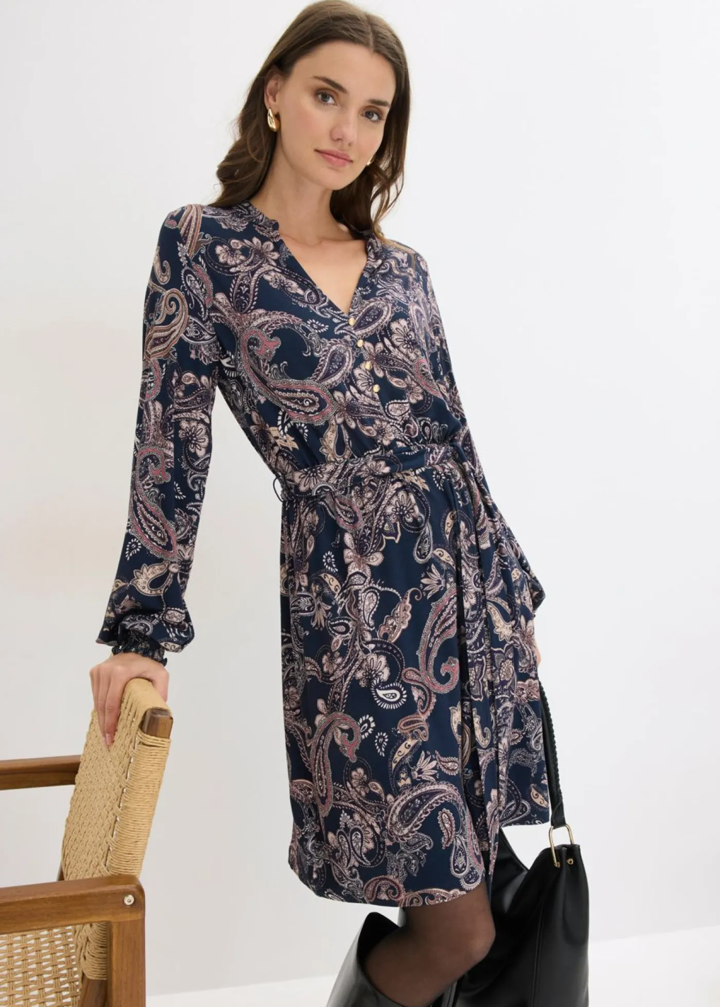 Clearance Vestido de punto de suave mezcla de viscosa Mujer Vestidos