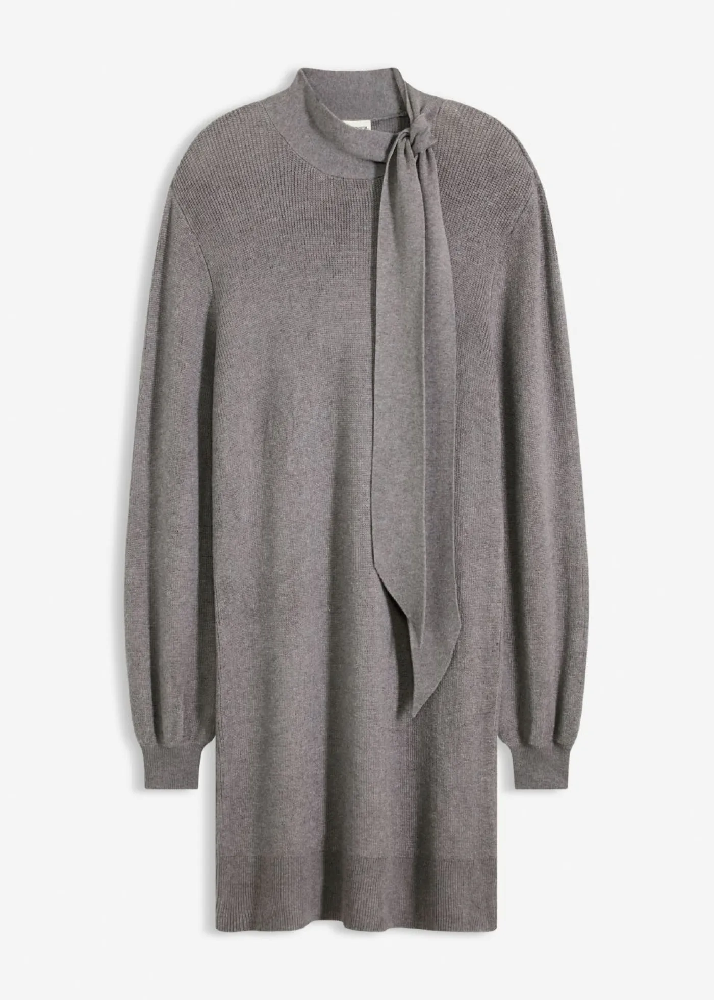 Best Vestido de punto de suave mezcla de viscosa con lazo Mujer Vestidos|Ropa De Punto