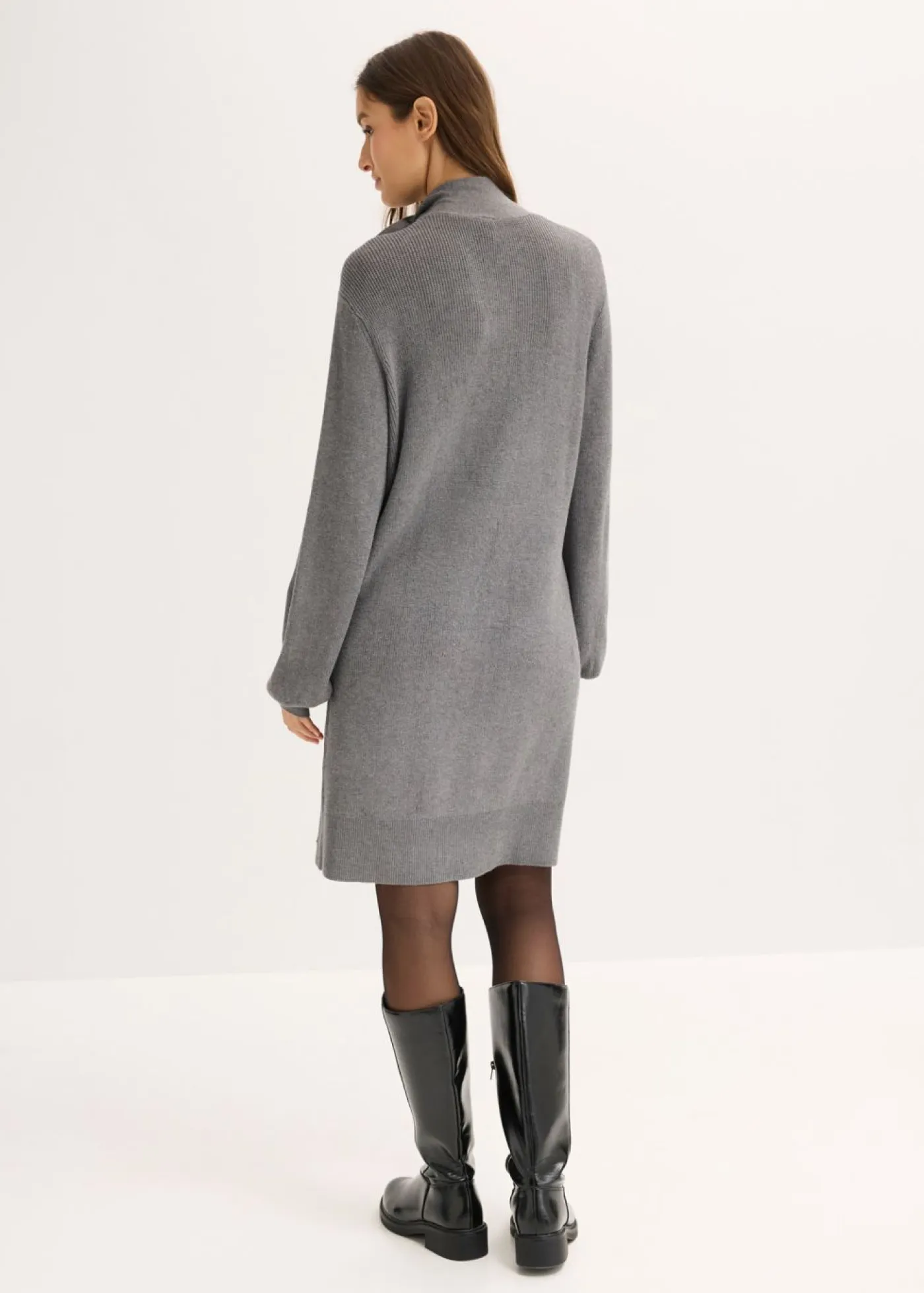 Best Vestido de punto de suave mezcla de viscosa con lazo Mujer Vestidos|Ropa De Punto