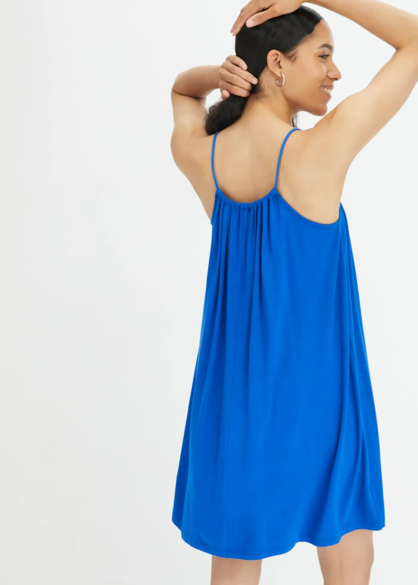 Outlet Vestido de punto de viscosa fluida Mujer Vestidos