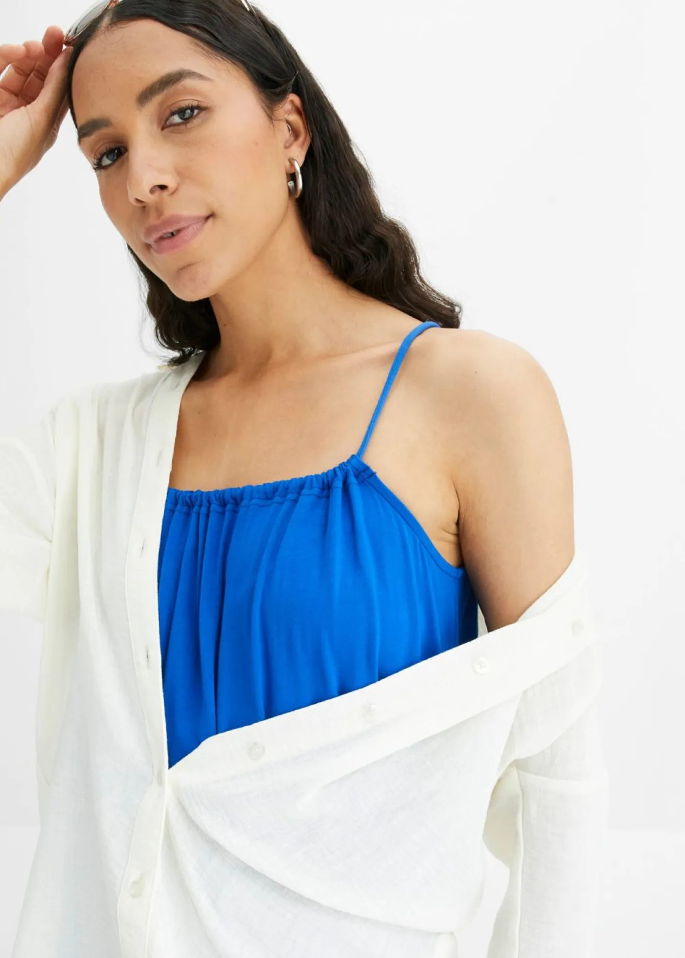 Outlet Vestido de punto de viscosa fluida Mujer Vestidos