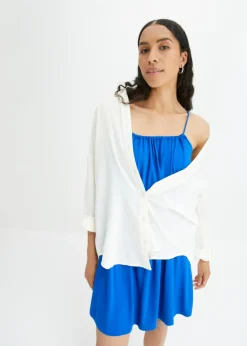 Outlet Vestido de punto de viscosa fluida Mujer Vestidos