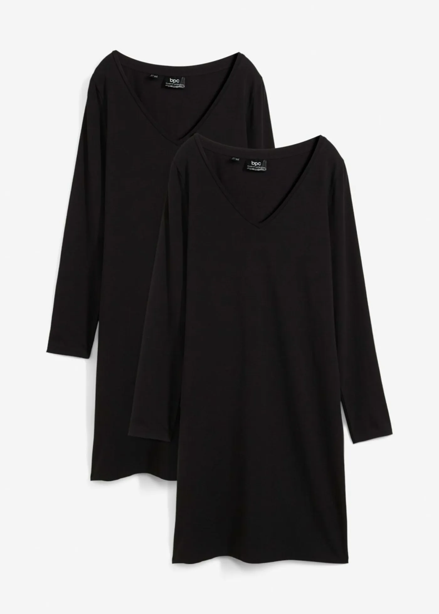 Outlet Vestido de punto de viscosa (2 unidades) Mujer Básicos|Vestidos