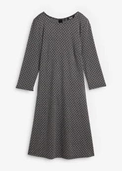 Online Vestido de Punto di Roma en mezcla de viscosa con estampado jacquard Mujer Vestidos