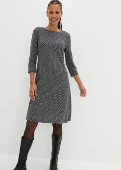 Online Vestido de Punto di Roma en mezcla de viscosa con estampado jacquard Mujer Vestidos