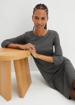 Online Vestido de Punto di Roma en mezcla de viscosa con estampado jacquard Mujer Vestidos