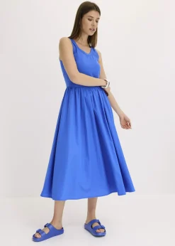 Outlet Vestido de punto en mezcla de materiales Mujer Vestidos