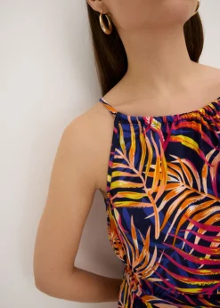 Hot Vestido de punto estampado Mujer Vestidos