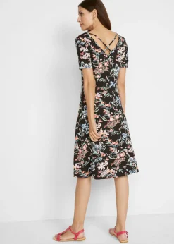 Best Vestido de punto hasta la rodilla con corte en A Mujer Vestidos