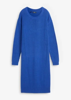 Vestido de punto holgado de canalé Mujer Vestidos|Ropa De Punto