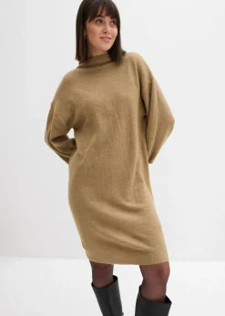 Discount Vestido de punto jaspeado Mujer Vestidos|Ropa De Punto
